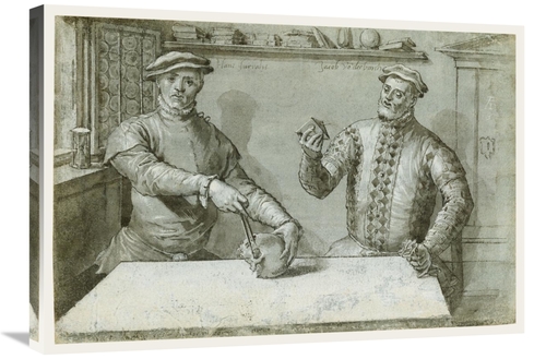 Global Gallery GCS-454969-30-142 30 in. A Double Portrait of Hans Furr