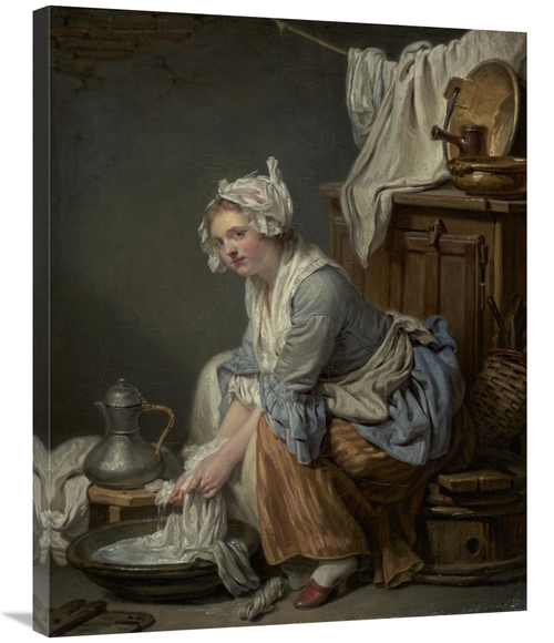 Global Gallery GCS-460055-2835-142 28 x 35 in. The Laundress - La Blan