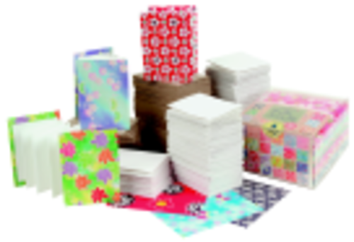 Sax Assorted Pattern Origa-Mini Accordion Book - Pack 72