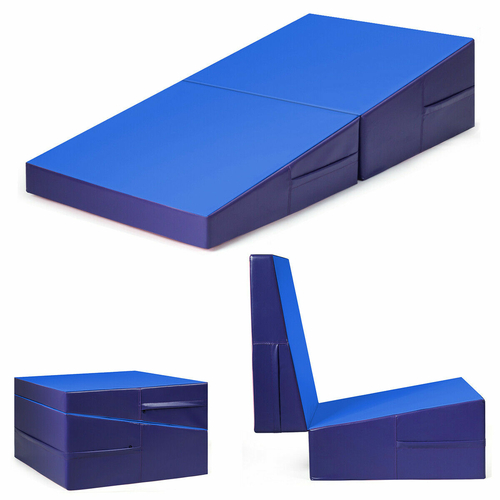 Wedge Shape Gymnastics Incline Mat Folding