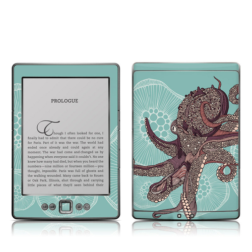 Valentina Ramos AK4-OCTOBLOOM Kindle 4 Skin - Octopus Bloom