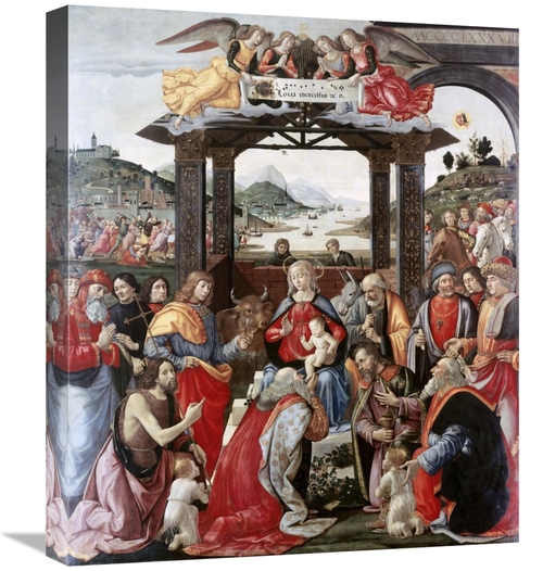 Global Gallery GCS-277683-22-142 22 in. Adoration of the Magi Art Prin