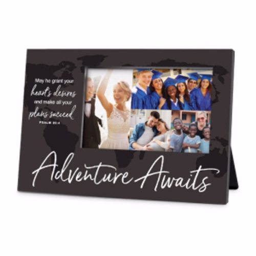 Lighthouse Christian Products 135505 Photo Frame - Adventure Awaits No