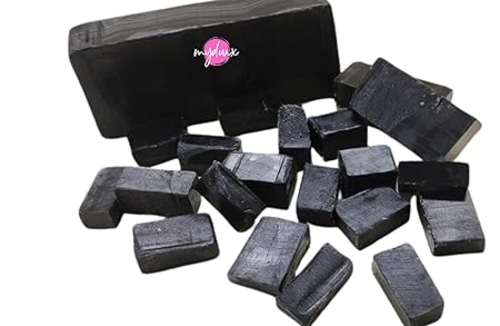 Mydoux Glycerine Soap Base for Soap Making (Charcoal, 500 gram)