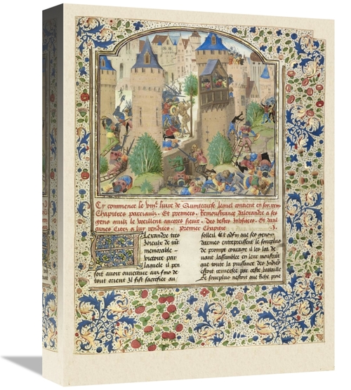 Global Gallery GCS-454763-1216-142 12 x 16 in. Alexander Fights in the