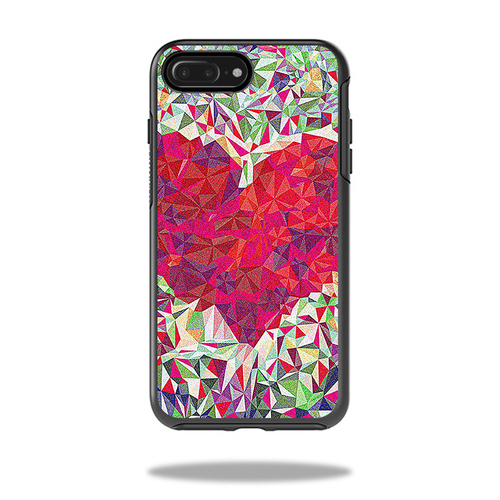 MightySkins OTSIP8PL-stained heart Skin for Otterbox Symmetry iPhone P