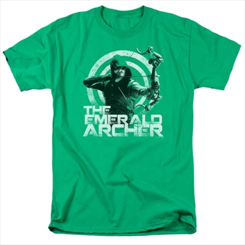 Arrow-Archer - Short Sleeve Adult 18-1 Tee, Kelly Green - Extra La