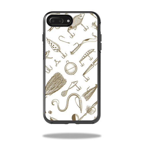 MightySkins OTSIP8PL-retro lures Skin for Otterbox Symmetry iPhone Plu