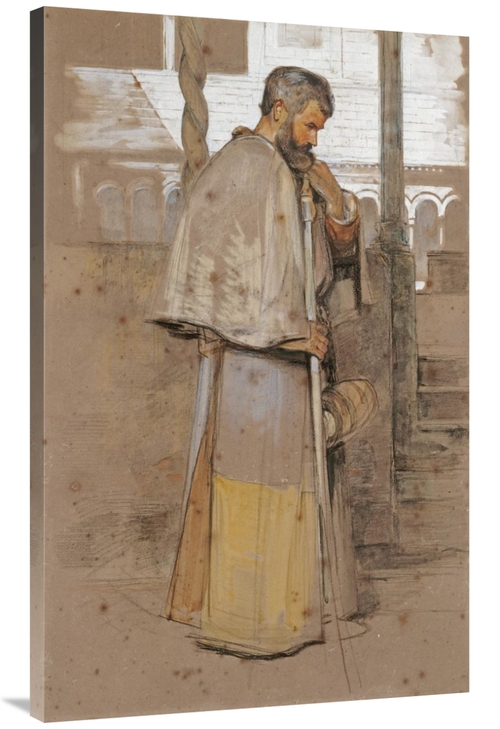 Global Gallery GCS-266771-44-142 44 in. A Neapolitan Monk Art Print - 