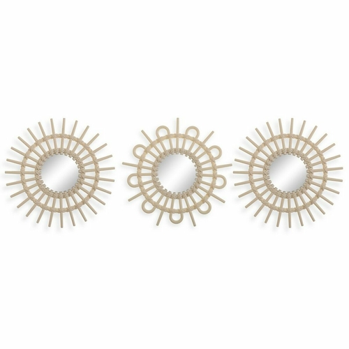 Mirror Set Wall Plastic (25 x 25 cm) (3 pcs)