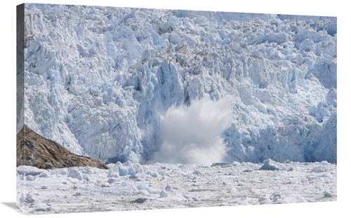 Global Gallery GCS-395473-2436-142 24 x 36 in. Glacial Ice Calving Int