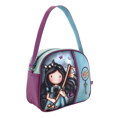 Main Hand bag Gorjuss Curiosity Purple Grey Green (30 x 28,5 x 11,5 cm) image