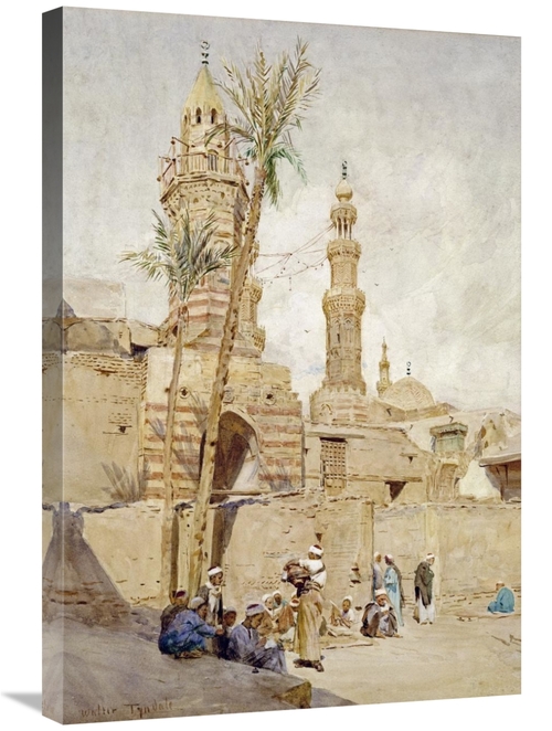 Global Gallery GCS-268609-30-142 30 in. An Arab Street Scene, Cair