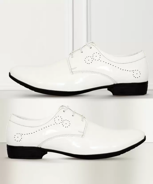 Lace Up For Men  (White)