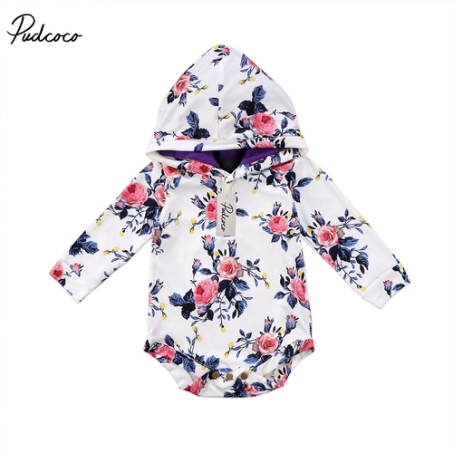 Baby Floral Clothes Babies Girl Flower Hooded