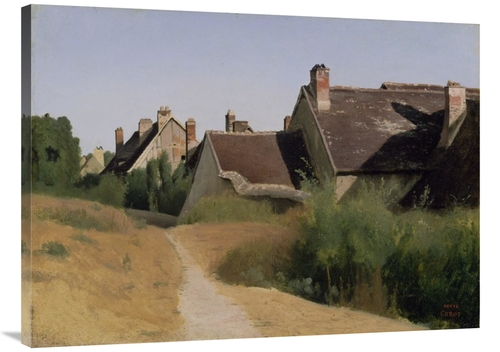 Global Gallery GCS-459885-3040-142 30 x 40 in. Houses Near Orleans Art