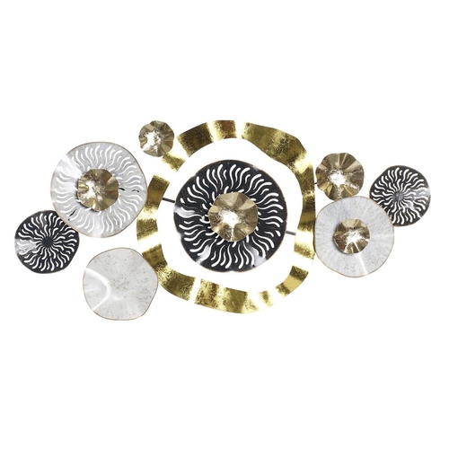 Wall Decoration DKD Home Decor White Black Multicolour Golden
