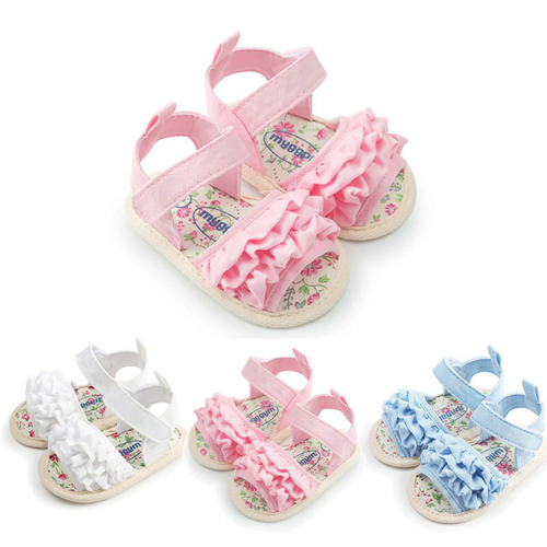 Infant Baby Girls Soft Sole Sandals