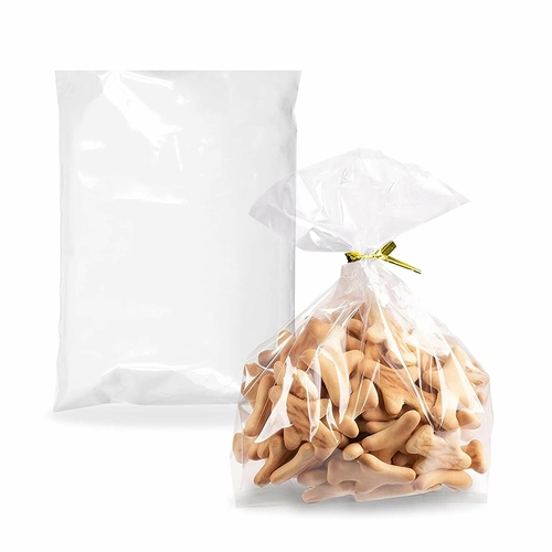 Pack of 1000 Flat Poly Bags, Clear 5 x 7. Ultra Thick Open Top Bags