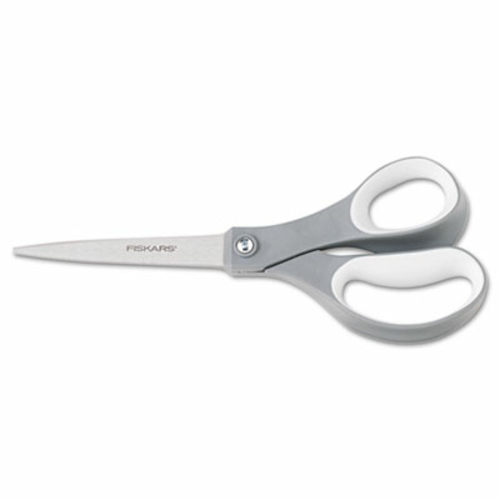 Fiskars 01004761J Softgrip Scissors- 8 in. Length- Straight- Stainless