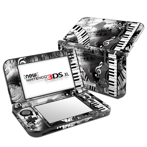 DecalGirl N3D5X-PIANOP Nintendo New 3DS XL Skin - Piano Pizazz