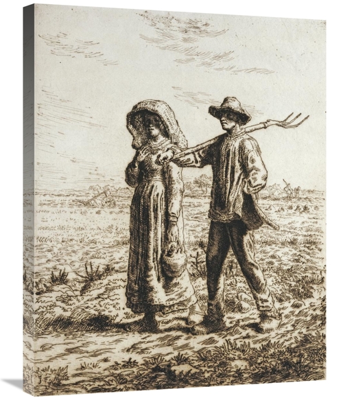 Global Gallery GCS-266882-30-142 30 in. Le Depart Pour La Travail Art 