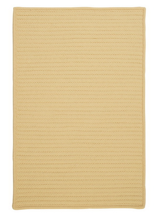 Colonial Mills Rug H833R024X072S Simply Home Solid - Pale Banana 2 ft.