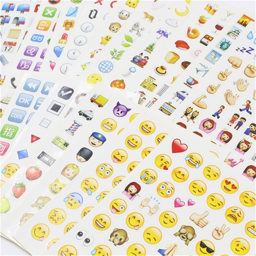 Smile Face Diary Stickers Planner Memo