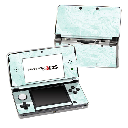 DecalGirl N3DS-WINTERGREEN Nintendo 3DS Skin - Winter Green Marble