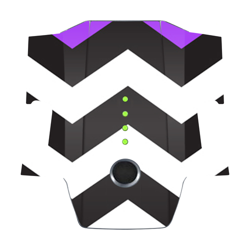 MightySkins DJMAVBAT-Purple Chevron Skin Decal Wrap for DJI Mavic - Wa