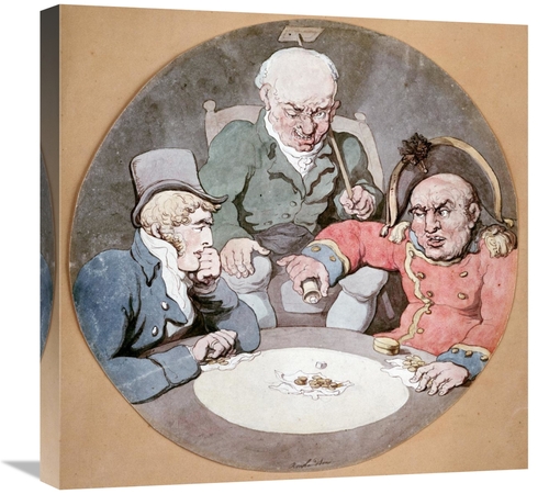 Global Gallery GCS-268495-22-142 22 in. A Game of Dice Art Print - Tho