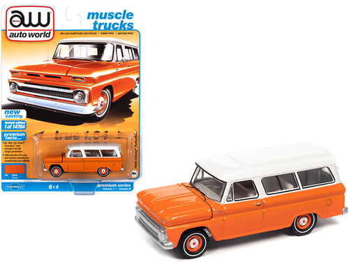 1965 Chevrolet Suburban Orange and White \Muscle Trucks\" Limited