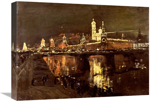 Global Gallery GCS-266767-22-142 22 in. The Illumination of the Kremli