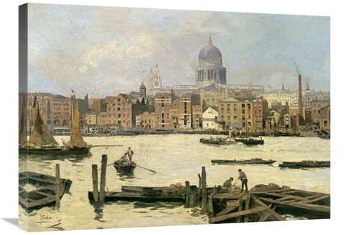 Global Gallery GCS-267227-30-142 30 in. A View of St. Pauls from the T