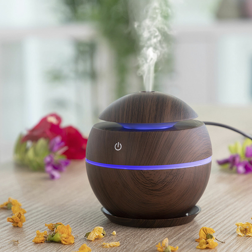 Mini Humidifier Scent Diffuser Dark Walnut InnovaGoods