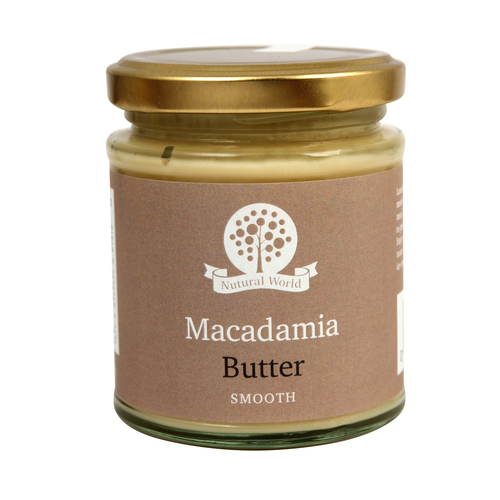 Nutural World – Macadamia Butter – Smooth - 1kg Type A Foil Sealed