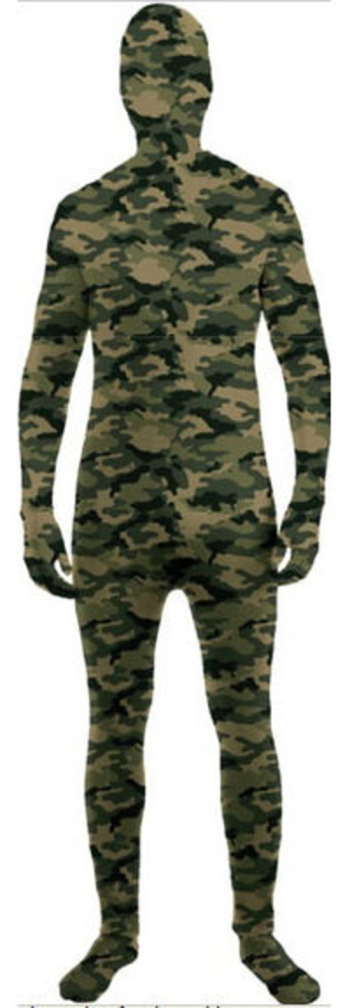 Costumes for all Occasions FM71790 Skin Suit Camo Adult Std