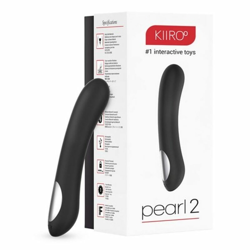 Pearl 2 Teledildonic Vibrator Black Kiiroo