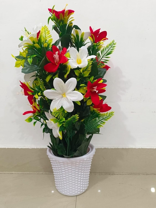 Large Size Artificial Real Touch Lily Flowers Pot for Home