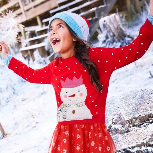 Kids Girls Princess Dress Long Sleeve Cartoon