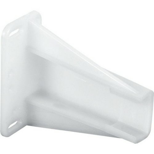 Prime-Line 221694 White Drawer Slide Track Bracket