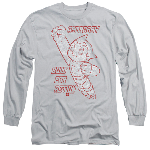 Trevco ABOY108-AL-5 Astro Boy & Built for Action Long Sleeve Cotton Ad