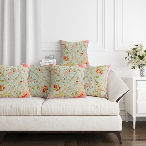 Clovertico Handmade Throw/Pillow Cushion Covers :100% Cotton Fabric :