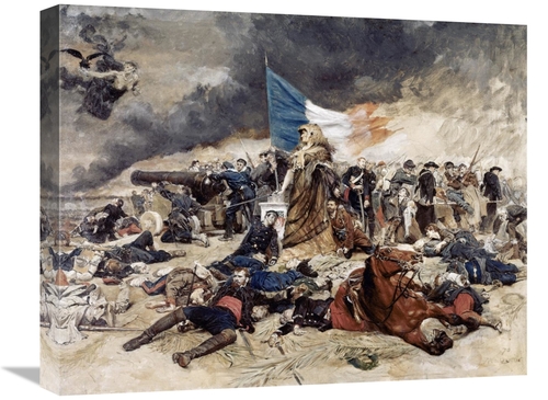 Global Gallery GCS-278541-22-142 22 in. Seige of Paris Art Print - Jea