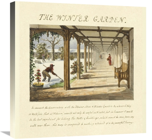 Global Gallery GCS-453915-2424-142 24 x 24 in. The Winter Garden, 