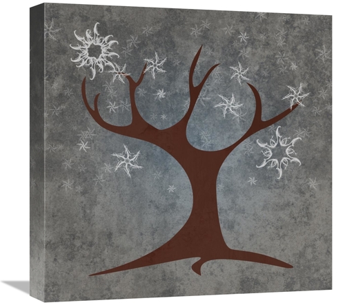 Global Gallery GCS-398820-1818-142 18 x 18 in. Tree Winter Art Print -