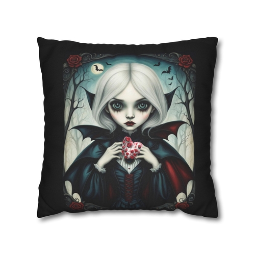 Fantasia Moon's Nocturnal Whispers Throw Pillow Cover