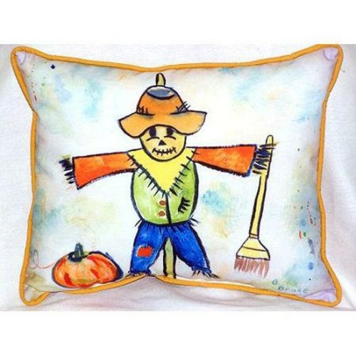 Betsy Drake ZP410 Scarecrow Indoor & Outdoor Throw Pillow- 20 x 24 in.