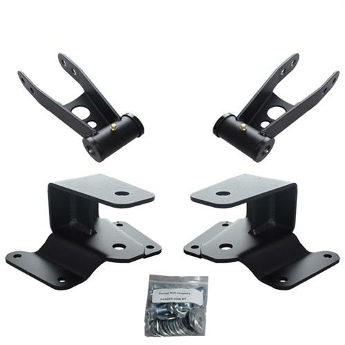 Airbagit HAN-FO9703-COMBO Shackle Hanger Combo 9703 F150 Rear