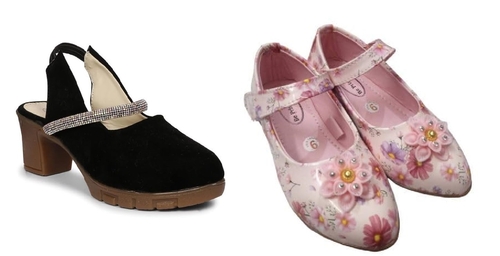 Kids Girls Flat Solid Comfortable & Fashionable Fancy Bellies |